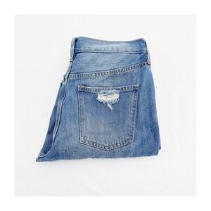 We the Free High Rise Button Down Light Wash Denim Jeans SZ27